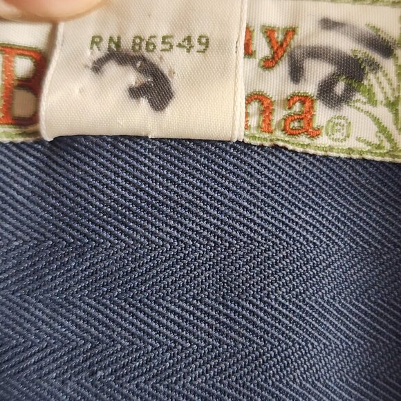 Tommy Bahama Shirt Mens XL Blue Silk Floral Hawaiian Button Up Camp Casual - Picture 5 of 9